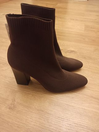 Botines marrones Mango Talla 41 estrenar