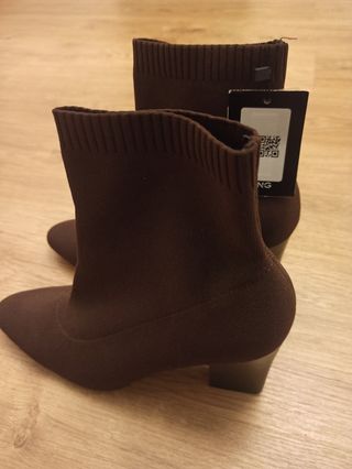 Botines marrones Mango Talla 41 estrenar