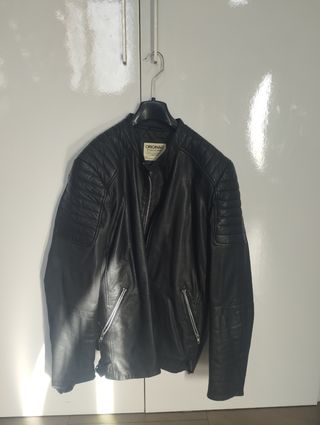 Cazadora de cuero Jack& Jones 