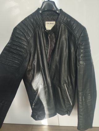 Cazadora de cuero Jack& Jones 