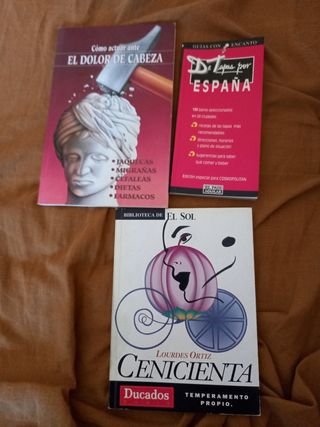 Pack libros de bolsillo.