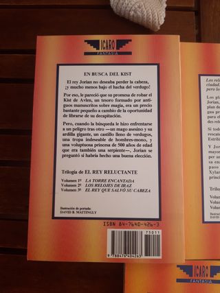 Trilogía El Rey Reluctante, tres libros