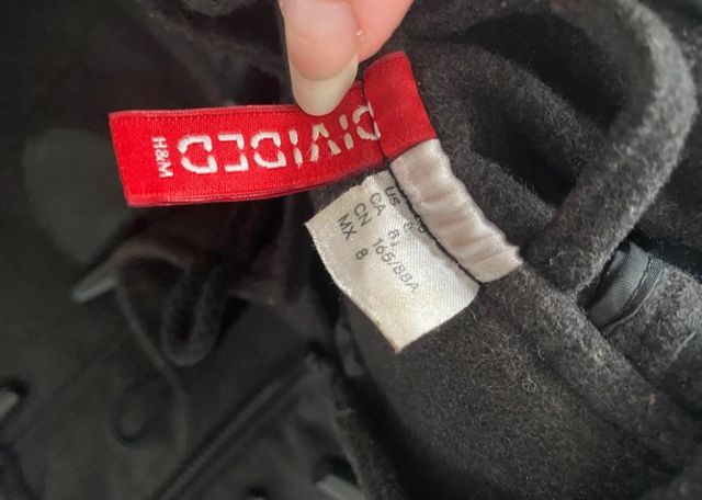 Chaqueta estilo trenca Mujer gris oscuro HyM