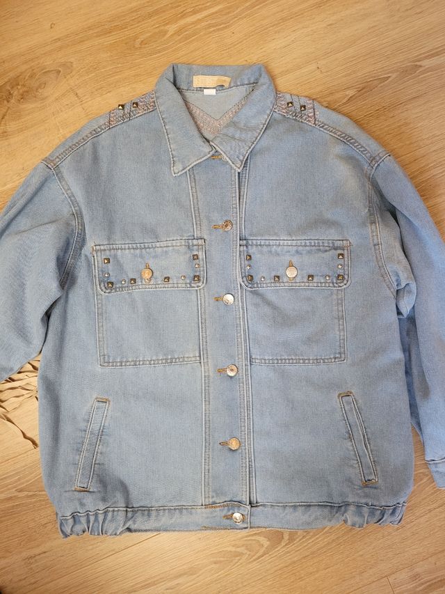 Cazadora flecos talla M