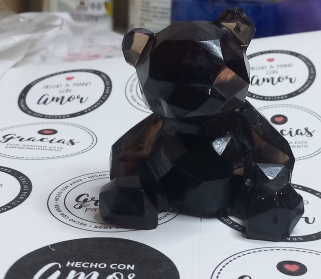 Oso de resina sentado 🐻