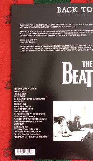 VINILO BEATLES BLACK TO BACK