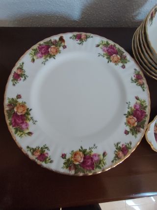 Juego de café Royal Albert Old Country Roses