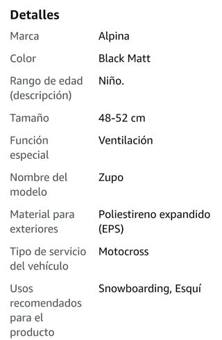 ALPINA ZUPO casco de esquí niño