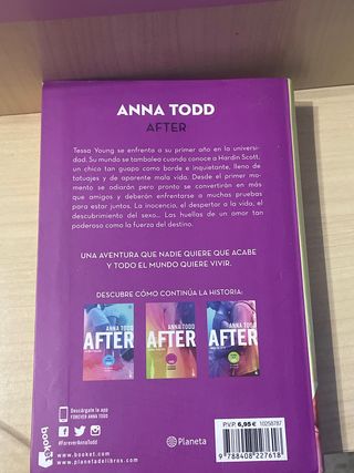 Libro Saga After: Aqui empieza todo