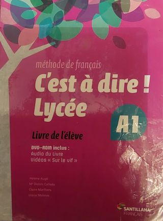 Libro Francés 1 Bachillerato