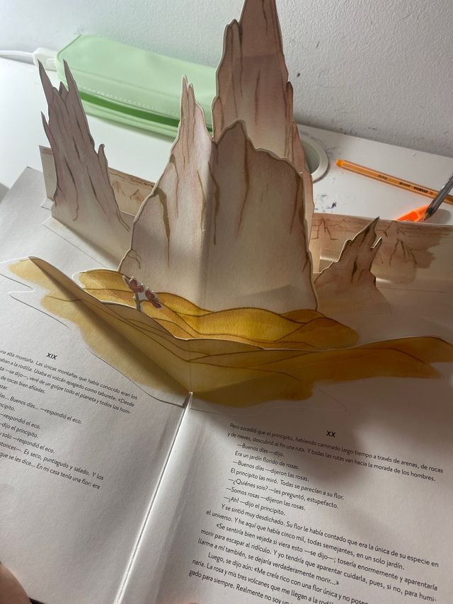 Libro El Principito con Ilustraciones despegables