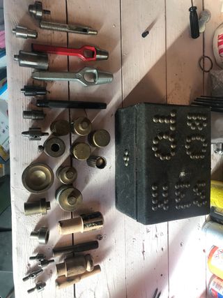 conjunto para forrar botones