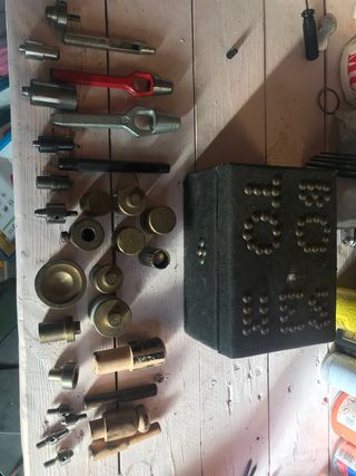 conjunto para forrar botones