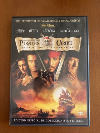 DVD Piratas del Caribe
