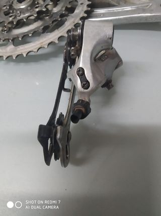 Bici. Grupo Shimano funcionando