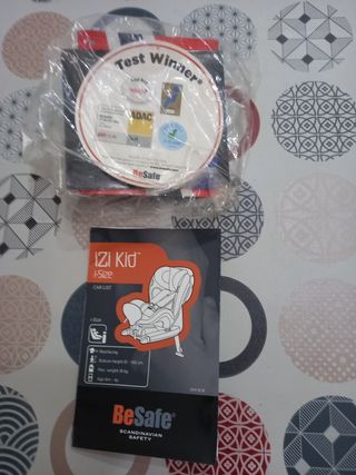Silla para coche besafe izi negra niños