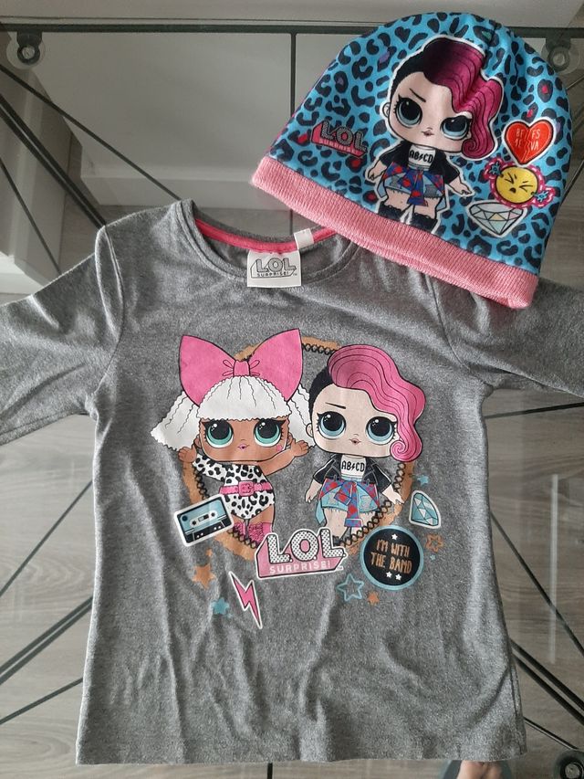Camiseta y gorro LOL Surprise