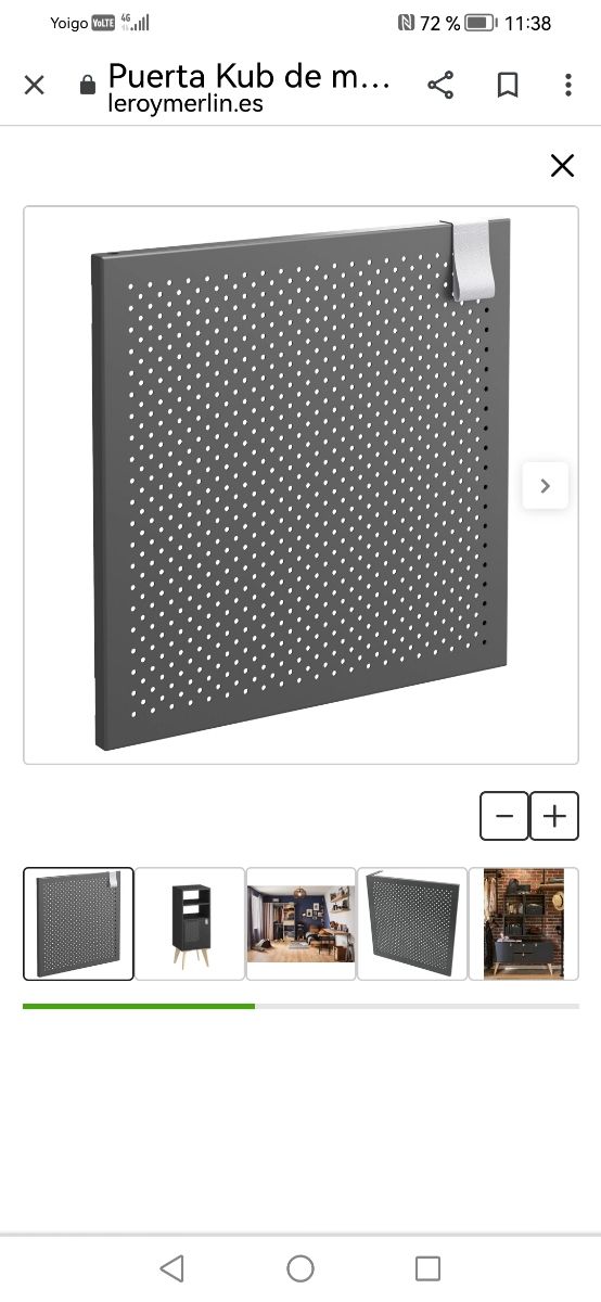 Porta in metallo Ne ho 5