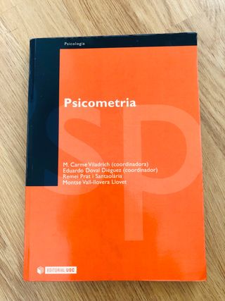Libro Psicometria (UAB) en catalán