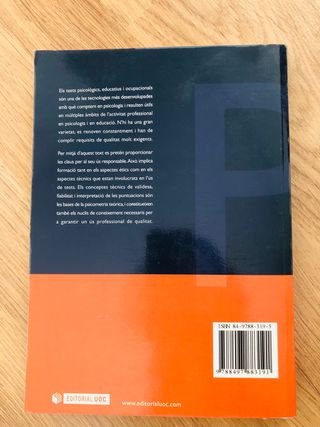 Libro Psicometria (UAB) en catalán
