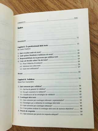 Libro Psicometria (UAB) en catalán