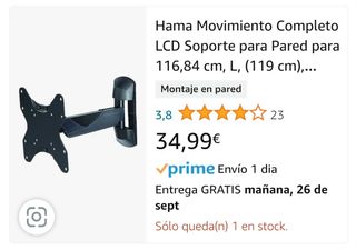 Soporte pared Tv