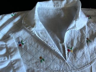 Camisón de algodón vintage.