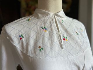 Camisón de algodón vintage.