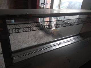 mostrador de acero inoxidable panadería, pastelerí