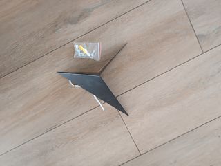 Aplique de pared negro