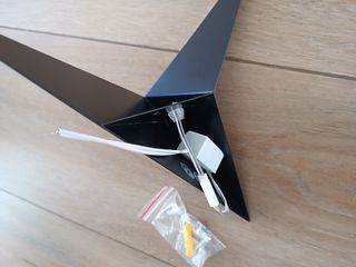 Aplique de pared negro