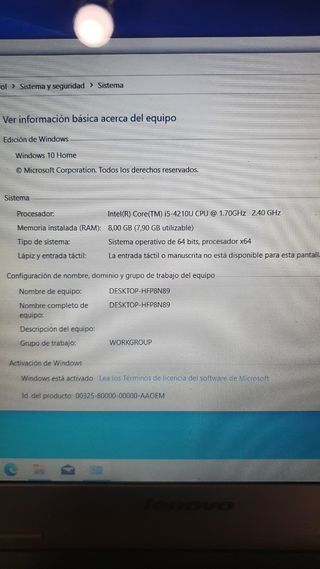 lenovo z50-70 i5 8gb ram 500gb 