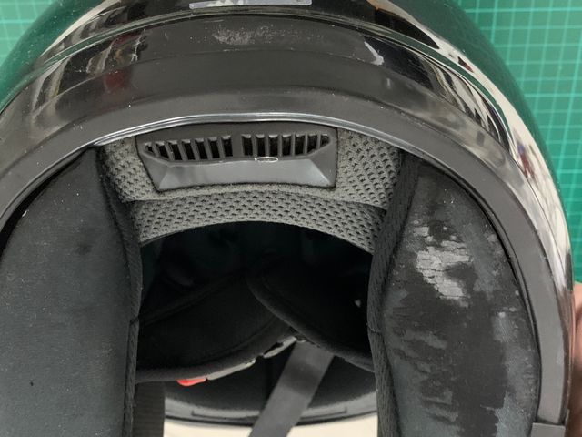 Casco da moto estivo nero taglia S