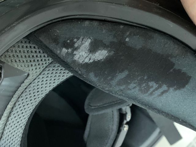 Casco da moto estivo nero taglia S