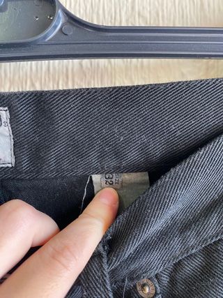 pantalon vaquero negro - moschino