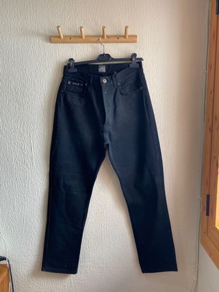 pantalon vaquero negro - moschino