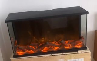 Chimenea eléctrica decoración