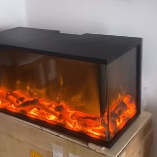 Chimenea eléctrica decoración