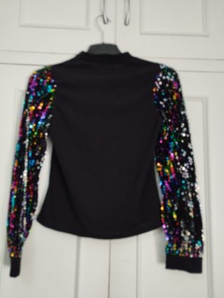 Camiseta lentejuelas Shein M (S)