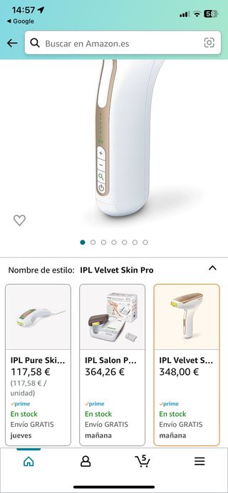 Depiladora luz pulsada Beurer IPL 8500 