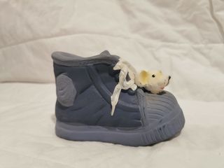 Salvadanaio scarpetta orsetto