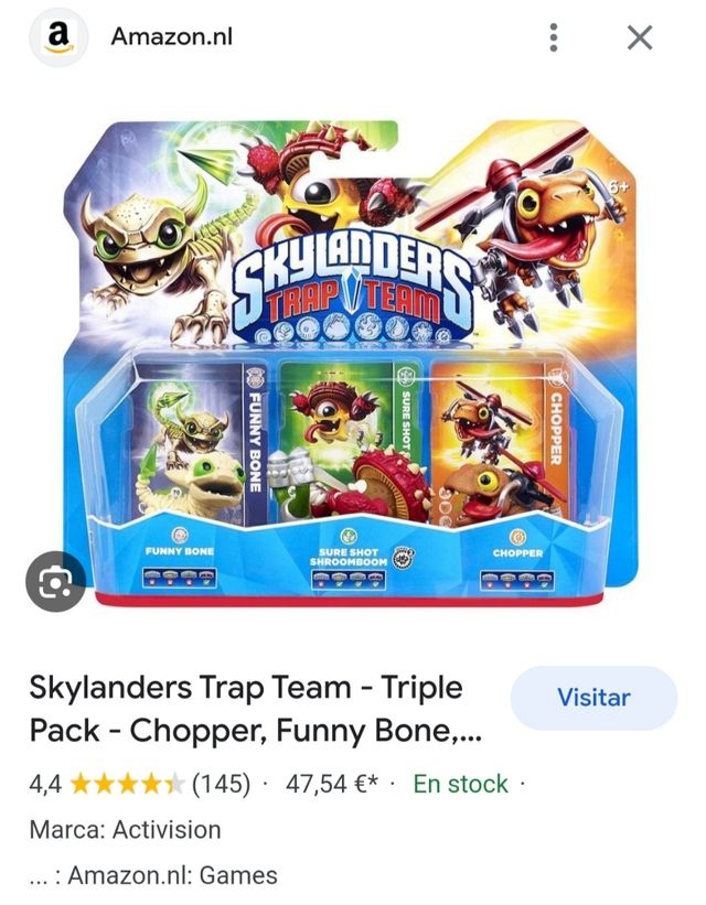Confezione da 3 personaggi Skylanders Trap Team PS3