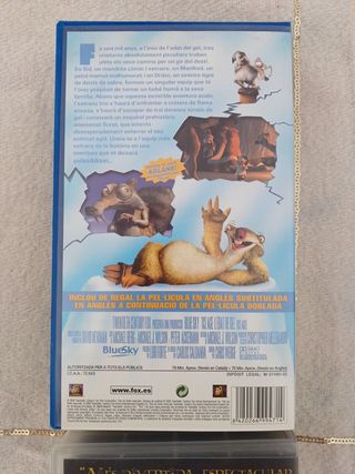 LOTE VHS CATALAN HARRY POTTER y ICE AGE