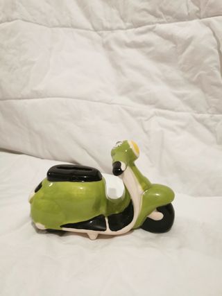 Salvadanaio vespa verde 