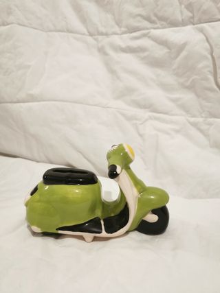 Salvadanaio vespa verde 