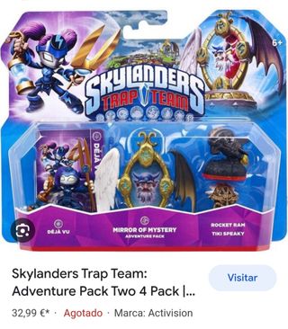 Pack 4 figuras Skylanders Trap Team PS3 