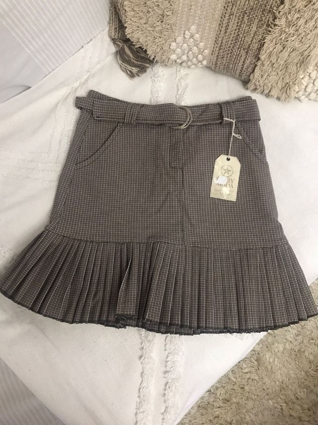 Falda de cintura alta talla M