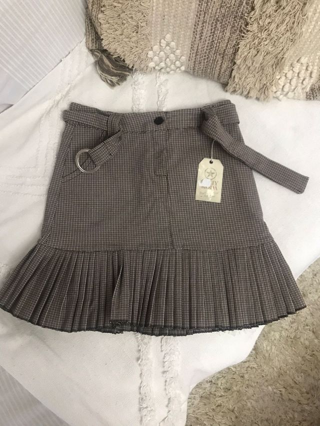 Falda de cintura alta talla M