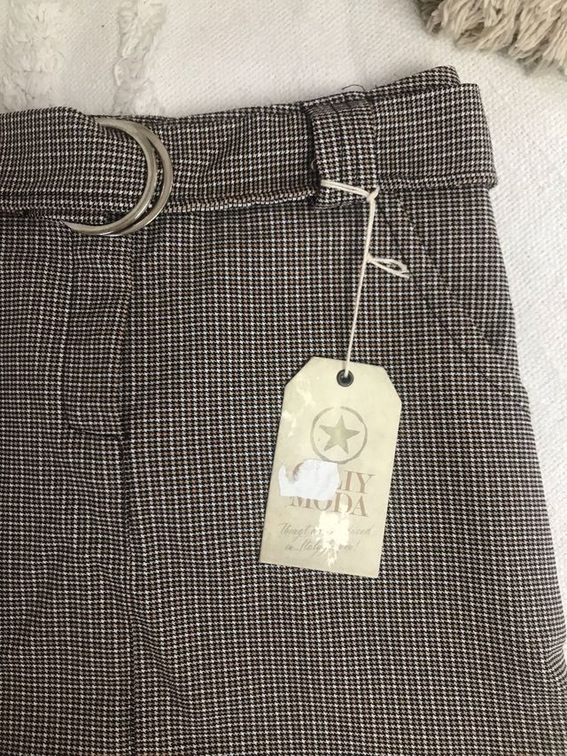 Falda de cintura alta talla M