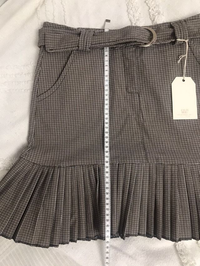 Falda de cintura alta talla M